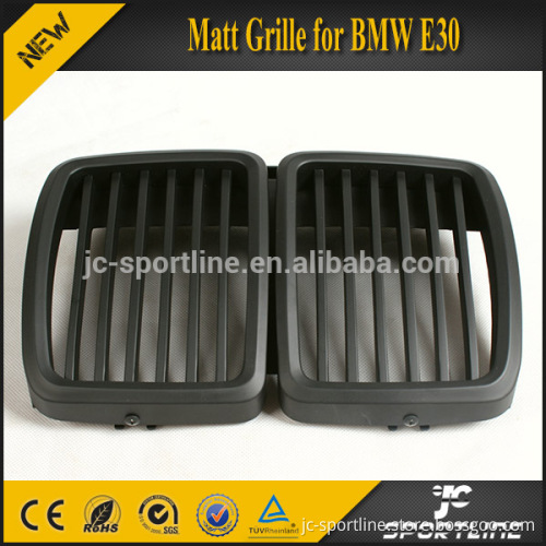 E30 PP Matt Black Front Grill for BMW E30